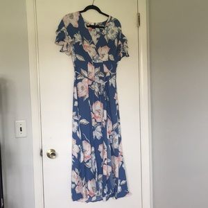 French Connection Cari Midi Vintage Blue size 8